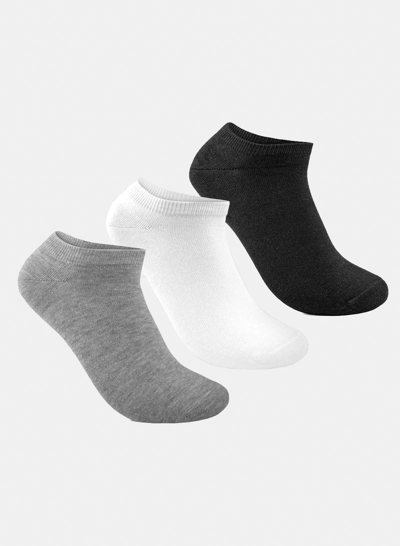 Odds Men's Pack of 3 Lycra Ankle Casual Socks - Image 1